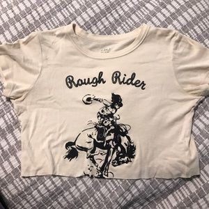 Brandy Melville rough rider tee